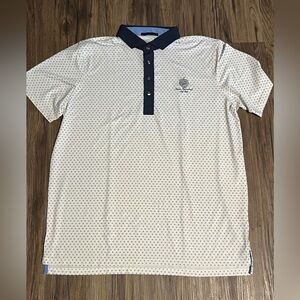 Greyson Trump National Golf Tennis Polo G Greyson Logo White Blue Mens XL